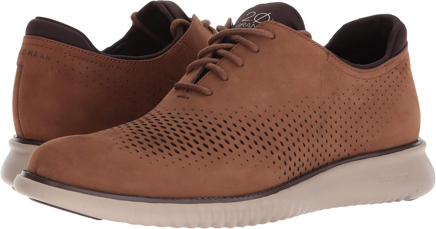 zerøgrand lined laser wingtip oxford