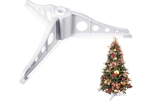 Poeuo Christmas Tree Stand Plastic Legs Replacement White Artificial Xmas Base Holder for Trees 0.75'' in Diameter