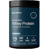 Gainful Everyday Whey Protein Powder, 23g Protein, Unflavored, 14 Servings | Whey Isolate &amp; Casein Blend, No Artificial Ingredients, Supports Muscle Growth, Recovery &amp; Daily Nutrition