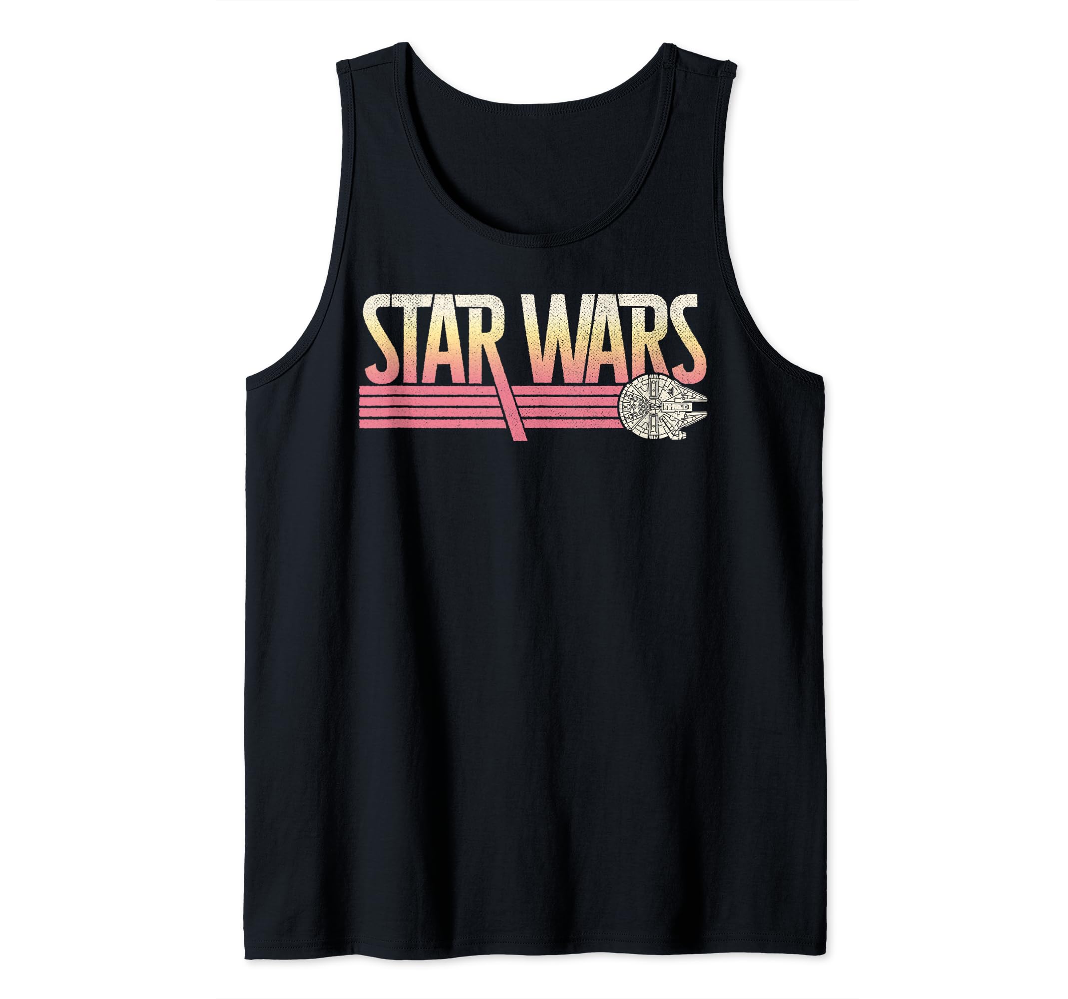 Star Wars Millennium Falcon Color Fade Stripes B1 Tank Top