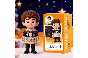 Custom Action Figure Personalized 3D Mini Figurine Design Your Own Collectible Statue Gifts for Dad Mom Couple Gift on Father