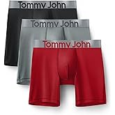Tommy John Men's Sport Micro 6" Mid-Length Boxer Brief Underwear, 3-Pack