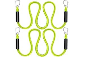 Botepon Boat Bungee Anchor Lines for Beach Anchor, Boat Beach Anchor Rope for Beach Boat, Pwc, Jet Ski Or Seadoo, Pwc Accessories, 7ft Stretch to 14ft, Pack of 2