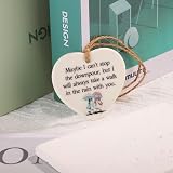 NQEUEPN Best Friend Ornament White Ceramics Heart Pocket Hug Keepsake 7.2x6.5cm view 4
