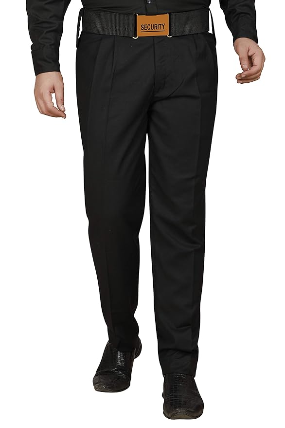 Buy UNIFORMIC® Security Guard Men's Trouser Black at Amazon.in