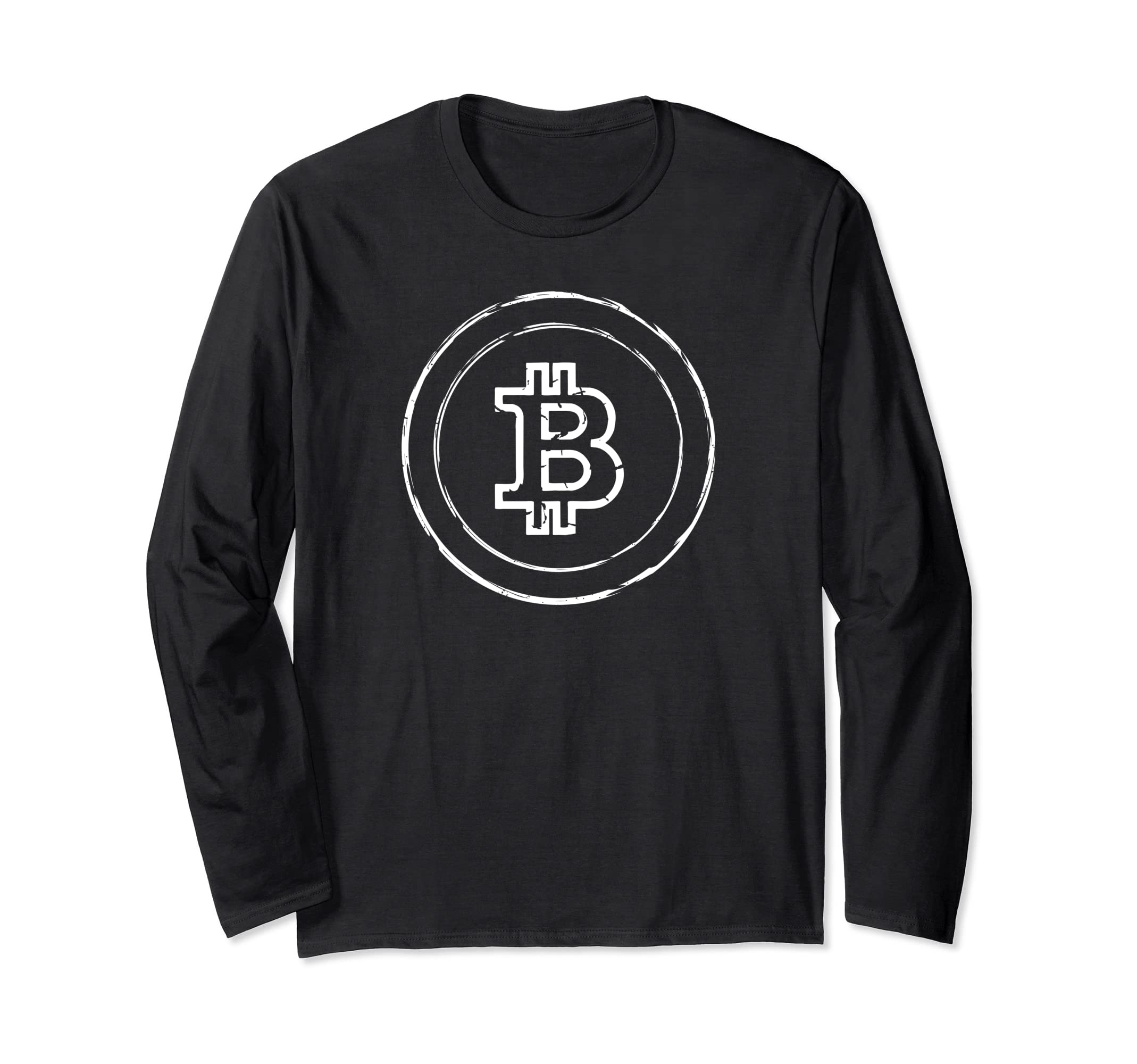 Crypto Currency Bitcoin Cryptocurrency Blockchain BTC Long Sleeve T-Shirt