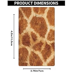 Pznen Light Switch Cover Plate, Giraffe Wild Life