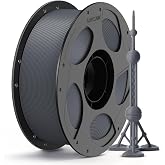 ANYCUBIC PLA Plus (PLA+) 3D Printer Filament 1.75mm, High Toughness 3D Printing Filament, Dimensional Accuracy +/- 0.02mm, Print with Most FDM 3D Printers, 1KG Reusable Spool, Texture Gray