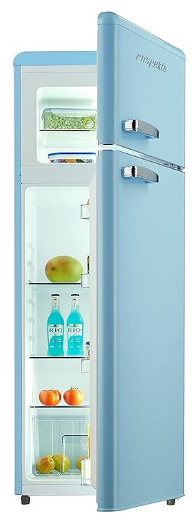 respekta Retro Frigorífico Combi nevera y congelador kg 146 Color ...