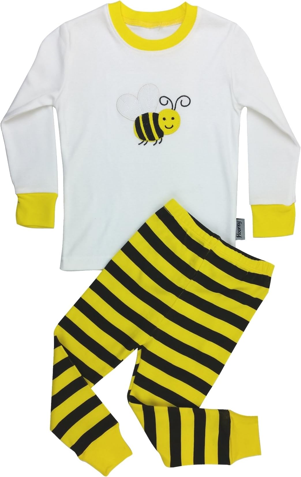 Floorey Pyjamas Bumble Bee 2 Pieces Pajamas Set 100% Cotton