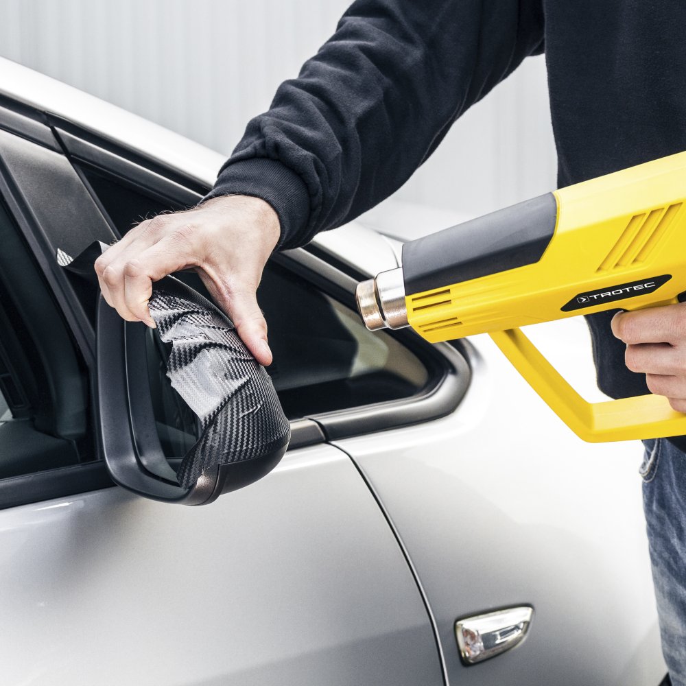 TROTEC HyStream 2100 – 2.000 W Heißluftpistole mit LCD, 50–650 °C, 5 Luftstufen, Kaltstufe, Softgrip, Überhitzungsschutz, inkl. 4 Düsen – Profi-Heißluftgebläse für Lösen, Schweißen, Schrumpfen 5