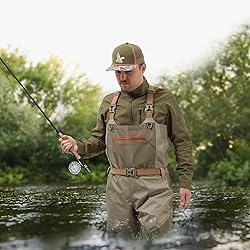 BASSDASH Men’s IMMERSE Tan Waders Waterproof