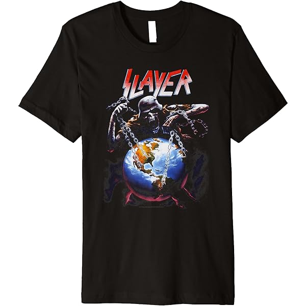 Amazon.com: Slayer - Classic Logo Premium T-Shirt : Clothing
