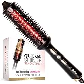 ELLA BELLA&reg; Heated Round Thermal Styling Brush with Infrared, 1.8" Barrel | Negative Ion Hot Hair Brush - Volumizer &amp; Curler in 1. Dry Hair Only. Fast Heat-Up, Dual Voltage, Auto Shut-Off