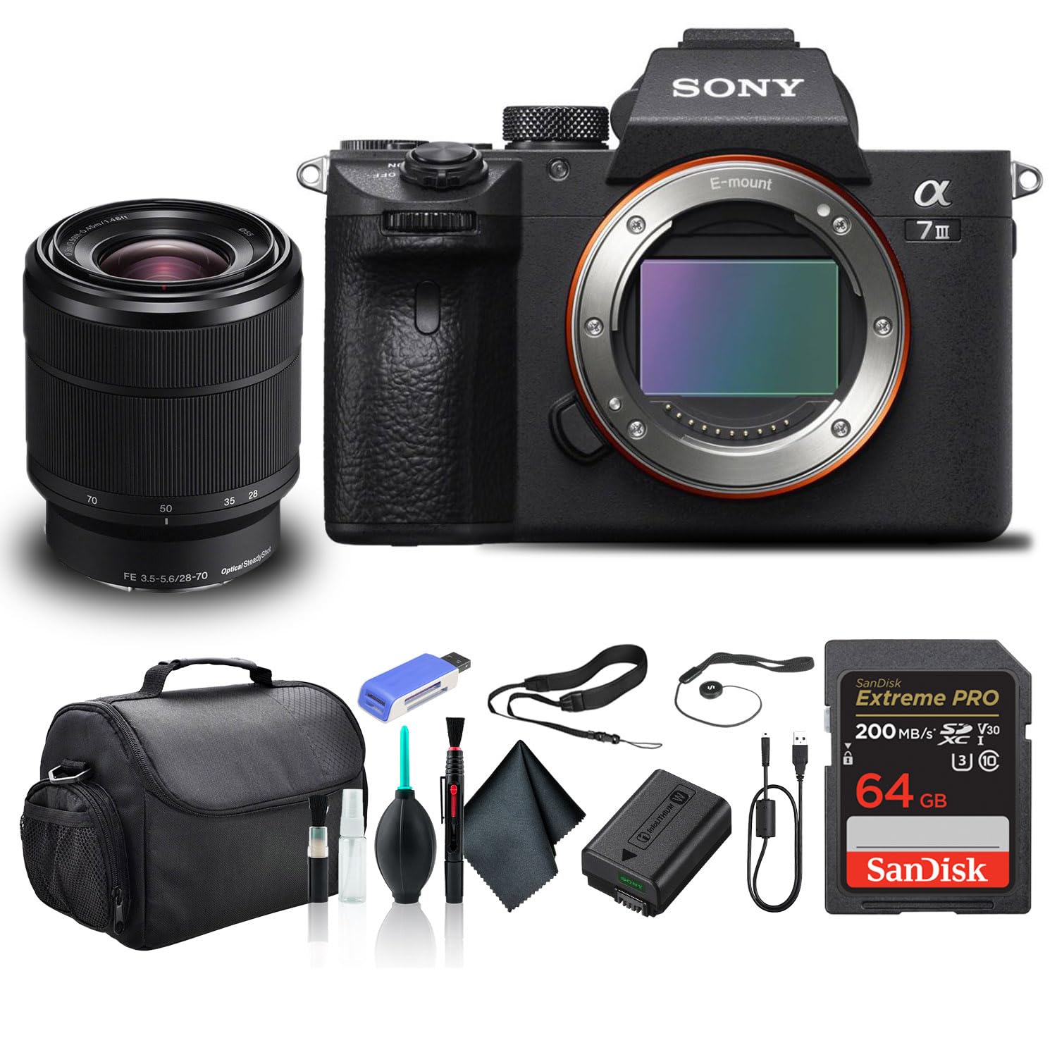 Sony Alpha a7 III Mirrorless Camera with 28-70mm