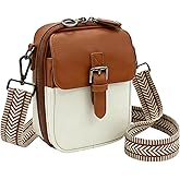 VALTESSA Small Crossbody Bags for Women,Travel Purse Vegan Leather Designer Shoulder Handbag Crossbody Wallet with Card Slots