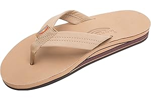 Rainbow Sandals Men's Double Layer Leather w/Arch Support