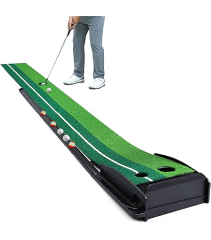 Neon Executive Gift Portable Golf Putter Set Kit with Ball Hole