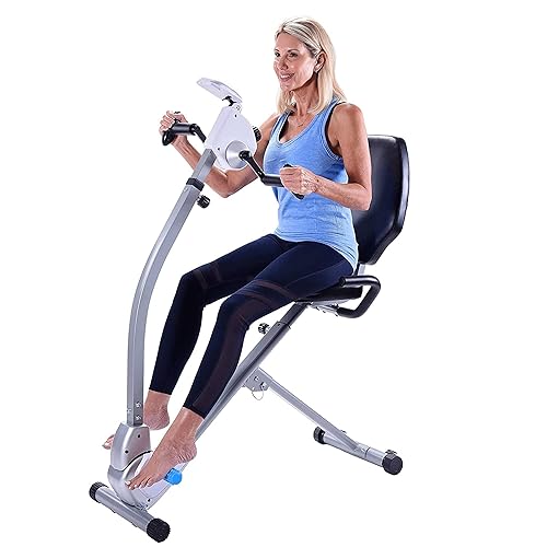 Stamina Seated Upper Body Exercise Bike Smart Workout App, No