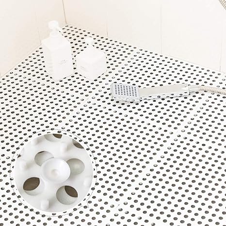 Amazon Tiko お風呂マット 滑り止め バスマット 浴室マット キッチンマット 吸盤つき Diy つづり合わせ 風呂 防カビ 転倒防止 介護用 洗濯が便利です 新型 風呂マット すのこ ホーム キッチン オンライン通販