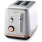 Oster 2 Slice Toaster, Metropolitan Collection with Rose Gold Accents