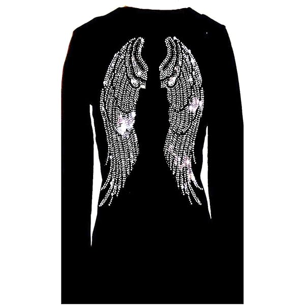 Amazon.com: Fashion2ne1 Womens Wide Angel Wings Bling Rhinestones