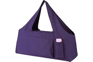 KUAK Yoga Mat Bag Large Yoga Bags and Carriers with Yoga Mat Strap, Full Zipper Closure, 5 Multi-Functional Pockets