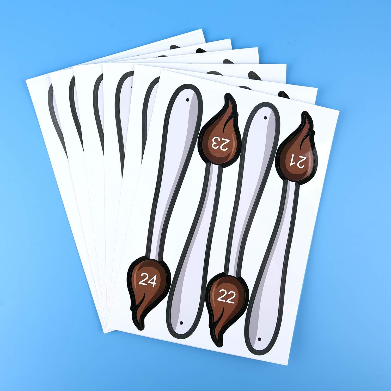 FEPITO Pin the Tail on the Cow Birthday Game with 24 Pcs Tails for Decorations Kids Birthday Party Decorations - Image 4