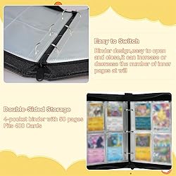 Card Binder for Pokemon Trading Cards, 4