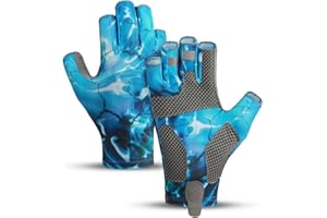 SUJAYU Fishing Gloves - Men & Women's UV Protection Sailing, Kayak, Paddling & Rowing Gloves