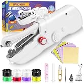 Handheld Sewing Machine, Mini Electric Sewing Machine for Clothes Mending, Portable Quick Stitch Sewing Machine for Beginners and Adults, Easy to Use Hand Sewing Machine for DIY Crafts, Home Travel