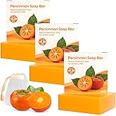 GPP Persimmon Soap Bar for Body Odor Control β 3 PCS Natural Body Wash Soap for for Old People Smell Eliminating Body Odor, Purifying Deodorizing Odor Eliminator for Women & Men, 3.53oz/per