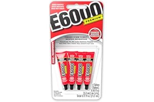 Eclectic E6000 Premium Clear Adhesive Mini Pack 4/Pkg-.18oz Each