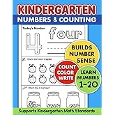 Numbers 1-20 Workbook Kindergarten Math Number Sense Activities: Number of the Day Kindergarten Math Readiness (Math Skill Builders)