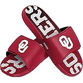 FOCO Mens Ncaa College Team Logo Athletic Sport Shower Flip Flop Gel Slides SANDAL, Gradient Wordmark, 9-10 US