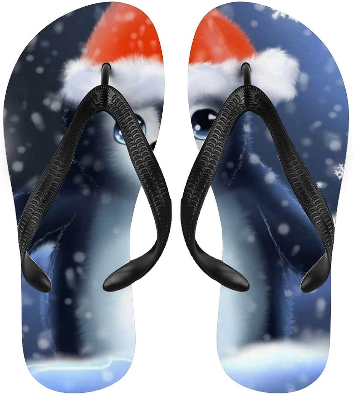 Amazon.com: Men Flip-Flop Cute Christmas Penguin Thong Sandals for Women Casual Flip Flops 