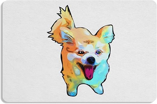 Amazon Com Tooloud Cartoon Pomeranian Pack Of 4 Placemats Home Kitchen