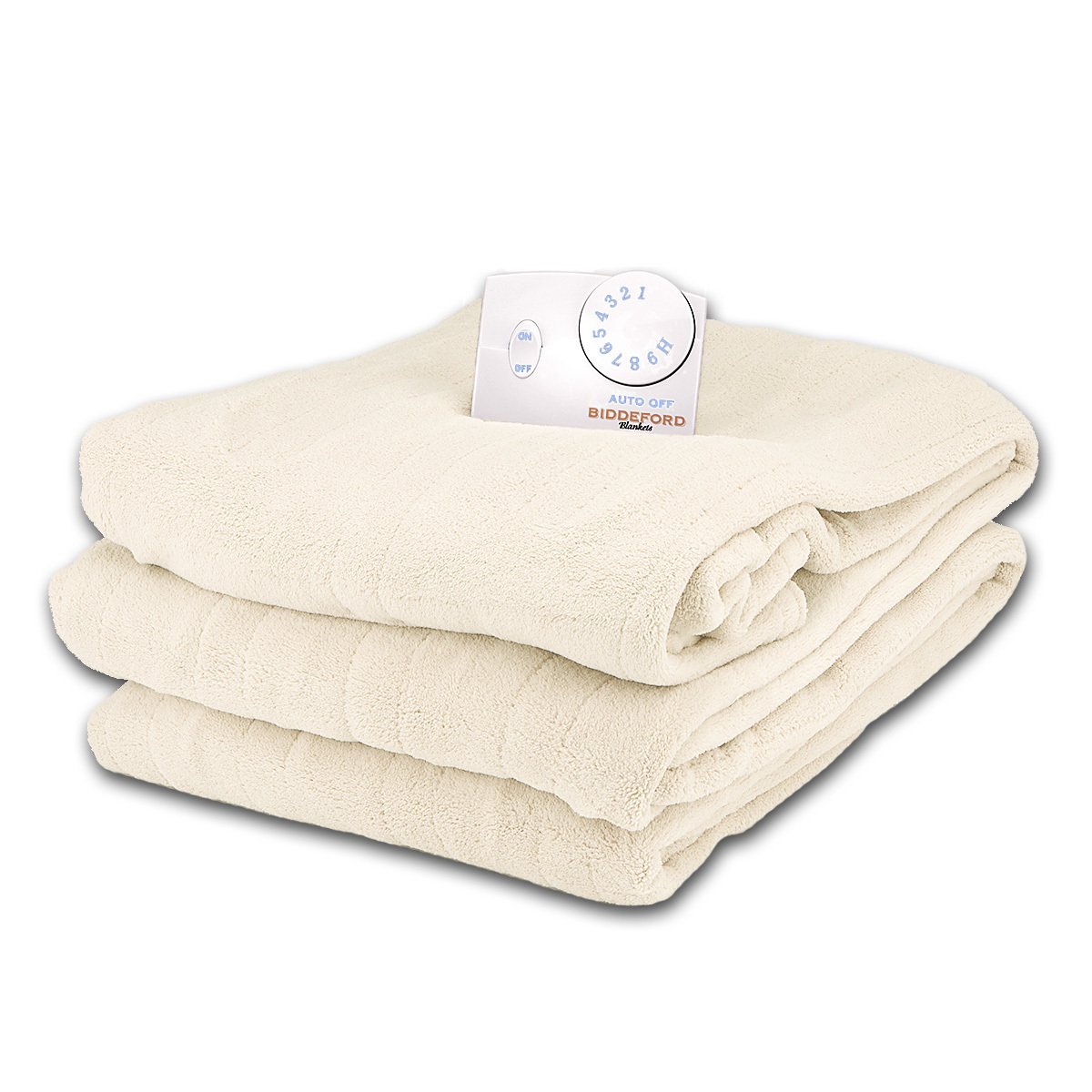 Soft Microplush Twin Size Electric Heated Blanket by Biddeford (Egg