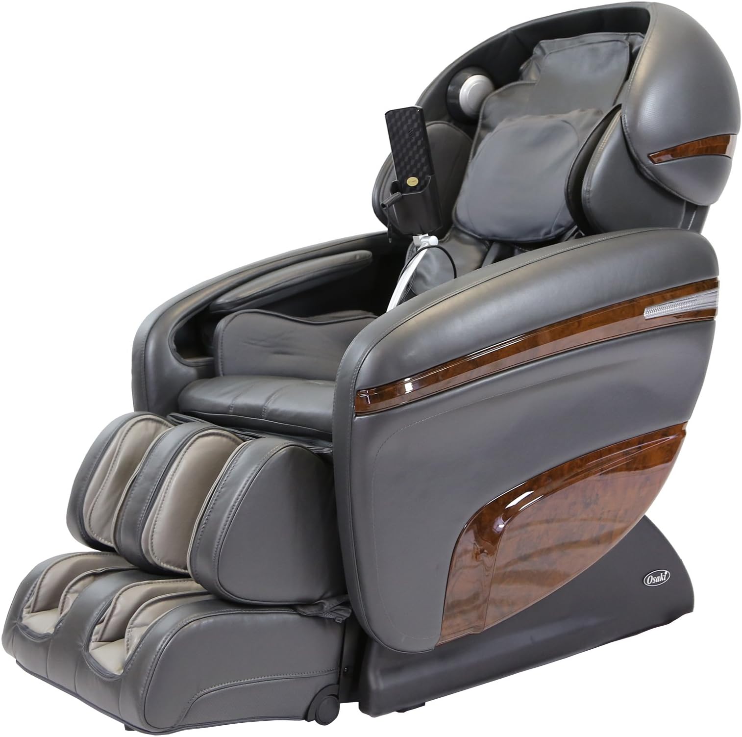 Osaki OS-3D Pro Dreamer C Model OS-3D Pro Dreamer Zero Gravity Massage Chair, Charcoal, Large LCD Display, 3D Massage Technology, 2 Stage Zero Gravity, Computer Body Scan, MP3 Player Connection