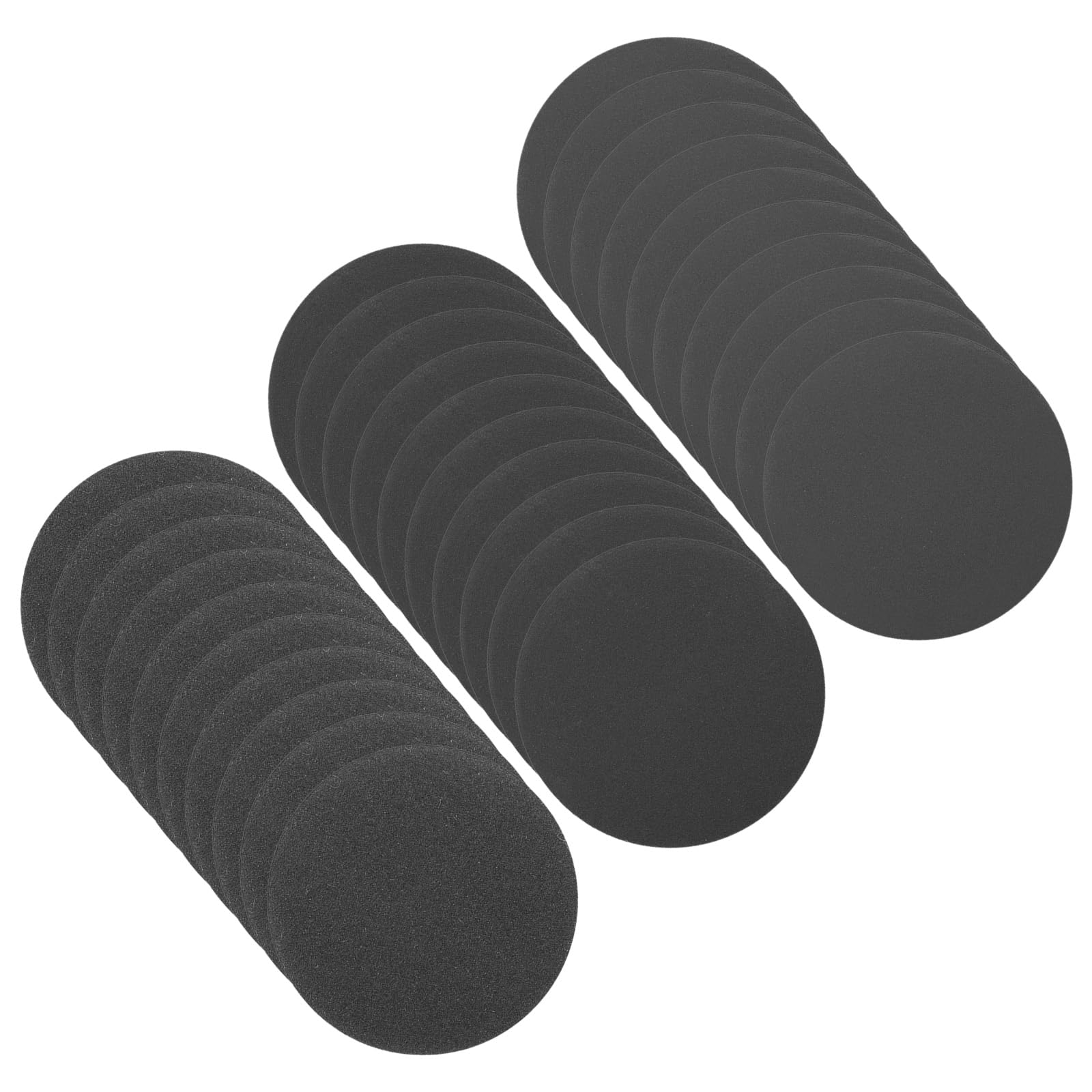 CoCud Hook & Loop Sanding Disc, 2" Dia 400/800/1200 Assorted Grit, No Hole Wet Dry Orbital Sandpaper Silicon Carbide - (Applications: for Wood or Metal Polishing), 30-Pieces