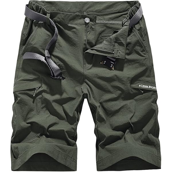 Men's Classic Fit Cargo Short Multi-Pockets Twill Camo