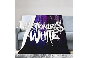 DamaYong Motionless Music in Band White Fashion Blanket Winter Soft Quilt Unisex Lightweight Warm Blankets Home 50"x40" Blanket Digital Printed