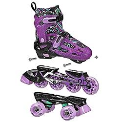 Roller Derby Falcon 2-in-1 Combo Quad and Inline