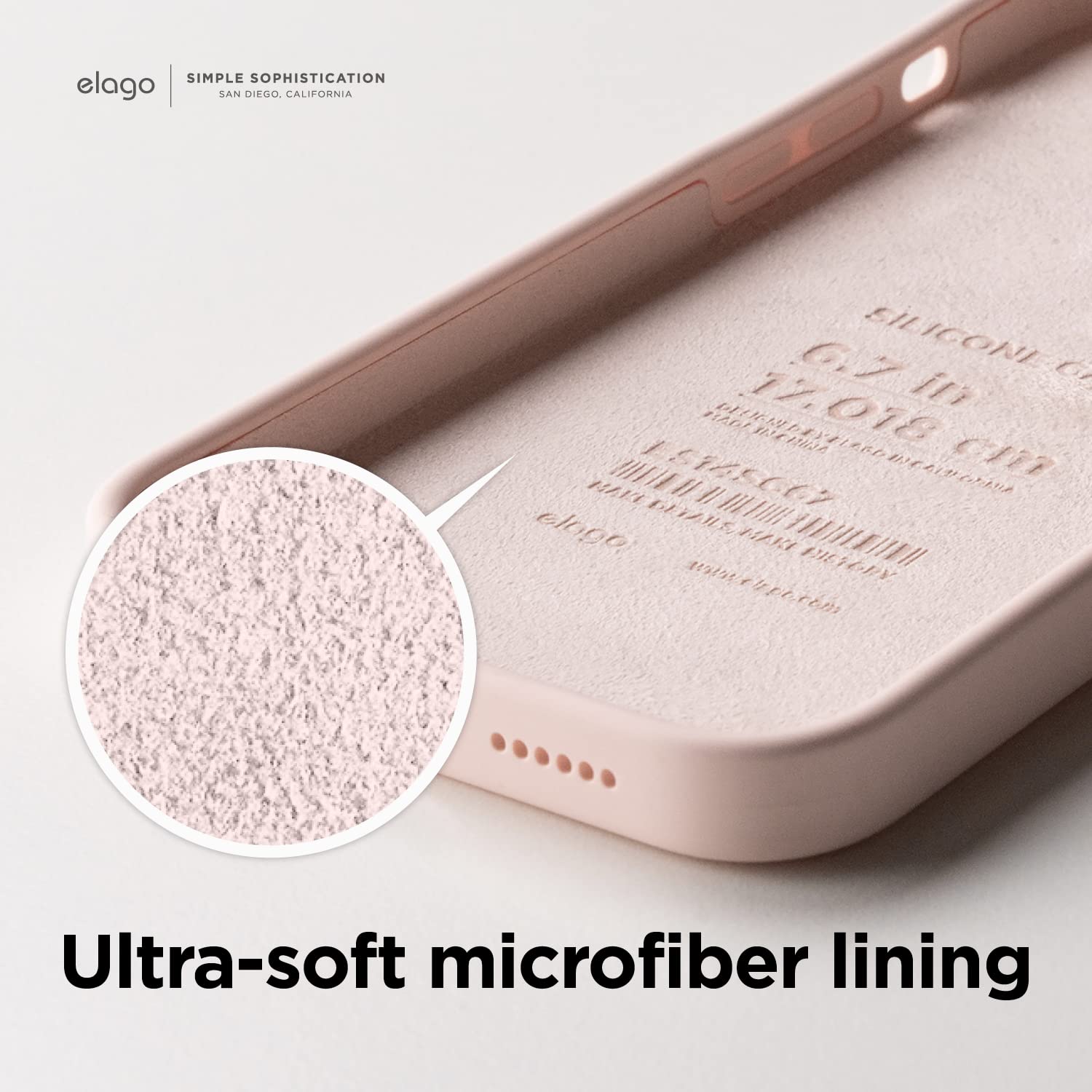 elago Compatible with iPhone 14 Pro Max Case, Liquid Silicone Case, Full Body Protective Cover, Shockproof, Slim Phone, Anti-Scratch Soft Microfiber Lining, 6.7 inch (Lovely Pink)