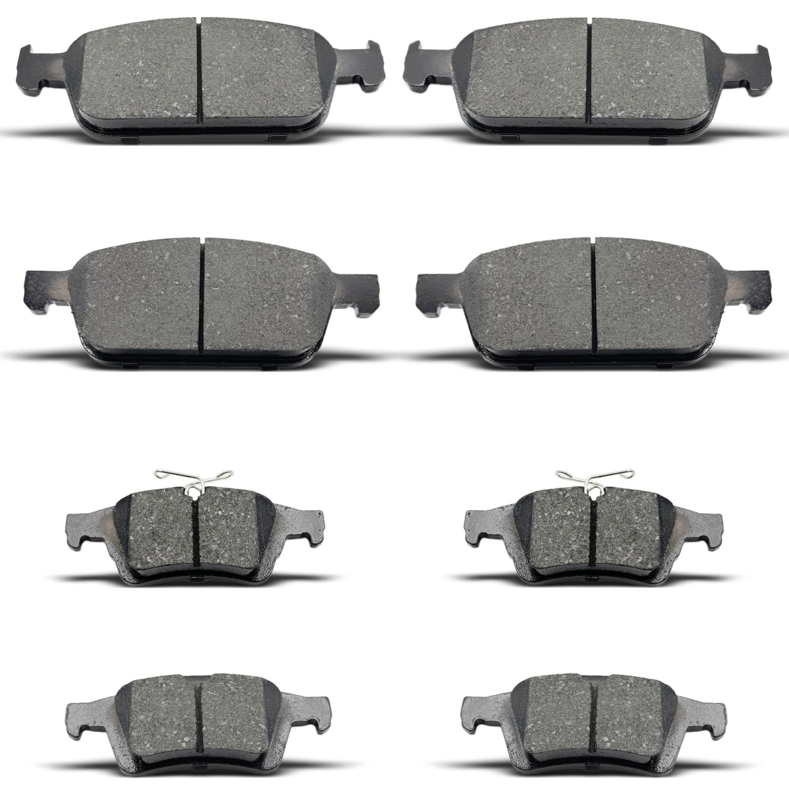 Photo 1 of evkingauto 8Pcs Front Rear Brake Pads Set Fit For Ford For Escape 2013-2016, For Ford For Transit Connect 2014-2019