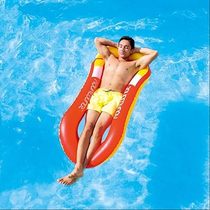 inflatable pool lounge chair