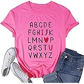 Valentines Shirts for Women Cute Coffee Latte Graphic Holiday Casual Outfit Short Sleeve Tops