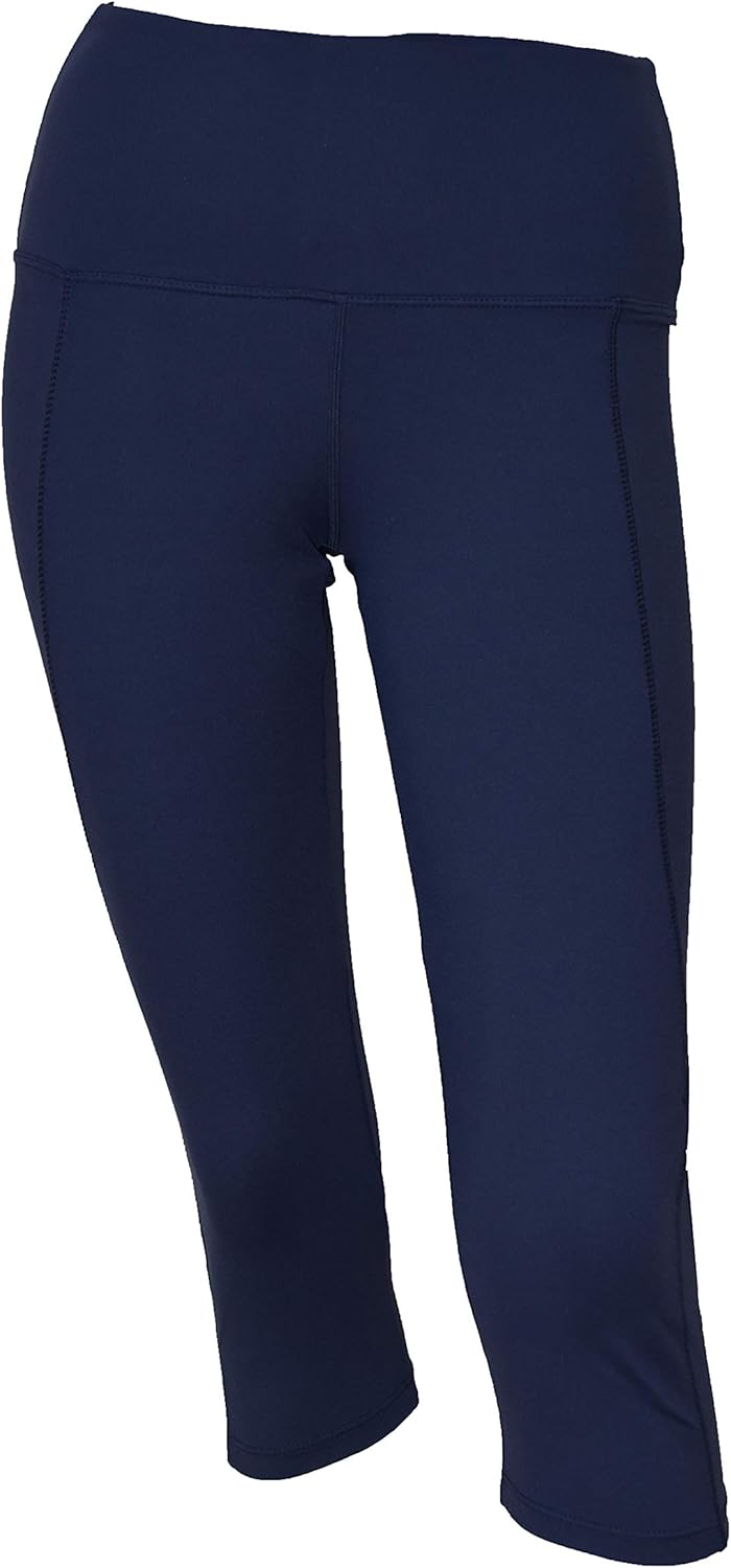 Private Island Women UPF 50+ Beach Capri Shorts Pants Swimsuit Pocket Bathing Swim Rash Guard Bottom: Clothing