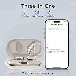 AI Language Translator Earbuds, OWS Real-Time
