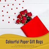 Thepaperbagstore 10 Red Small Paper Party Bags With Handles 18x22x8cm view 8